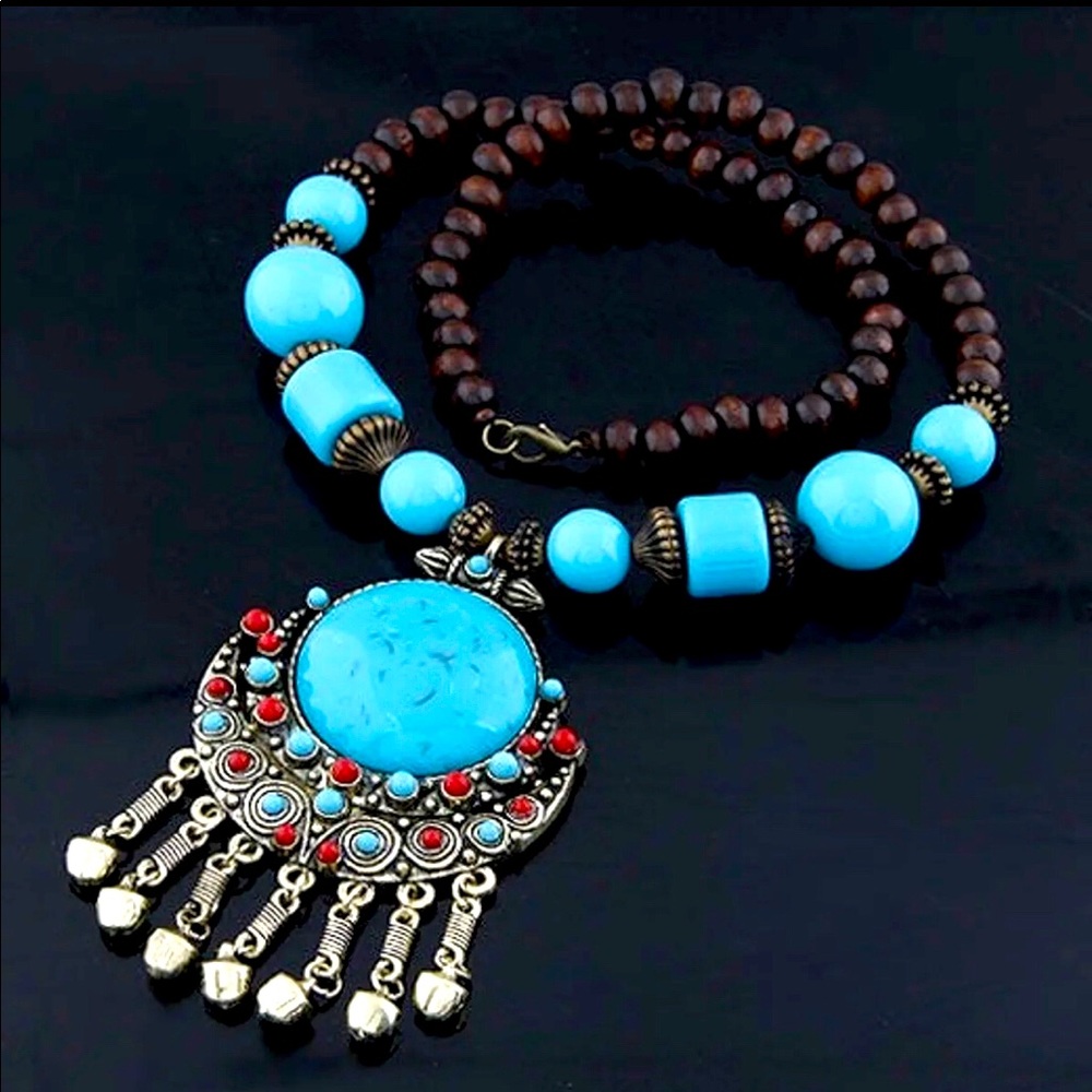 Bohemian necklace.
